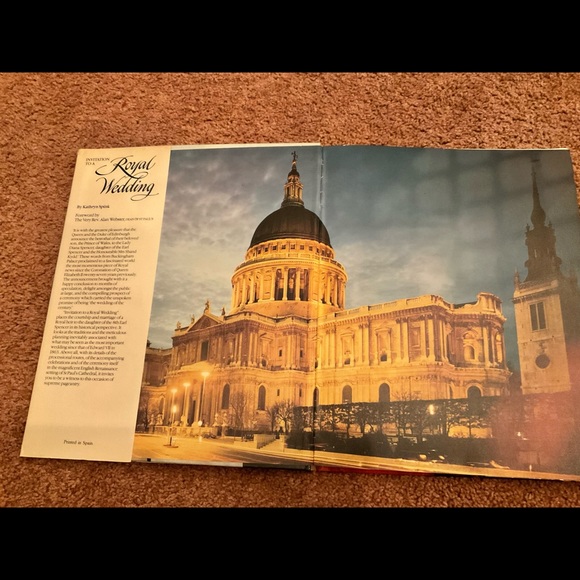 Invitation to a Royal Wedding book Diana and Charles - Picture 8 of 8